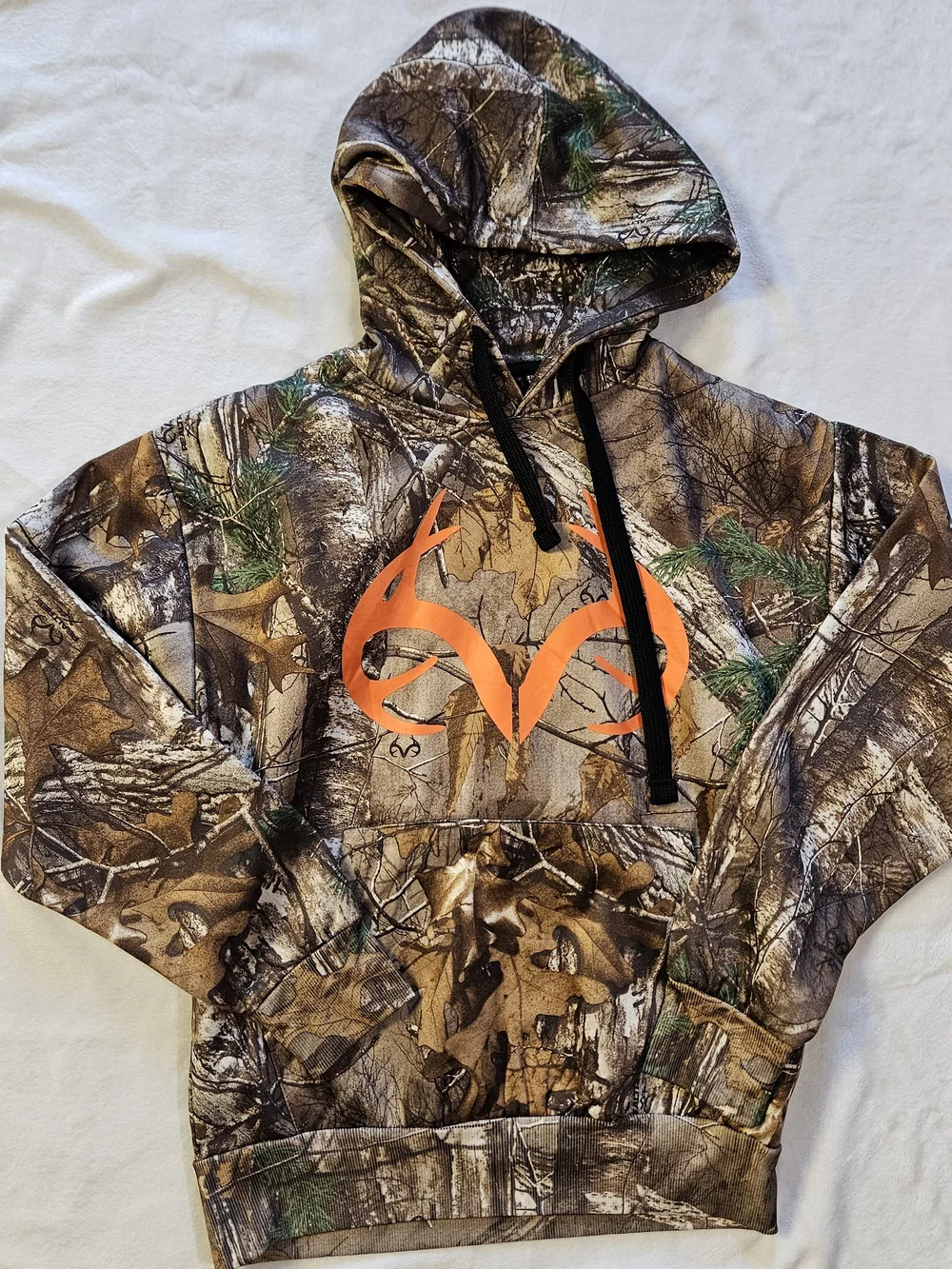 Realtree Brown Camo Hoodie Sweatshirt Youth M